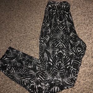 Black Palm Tree Joggers